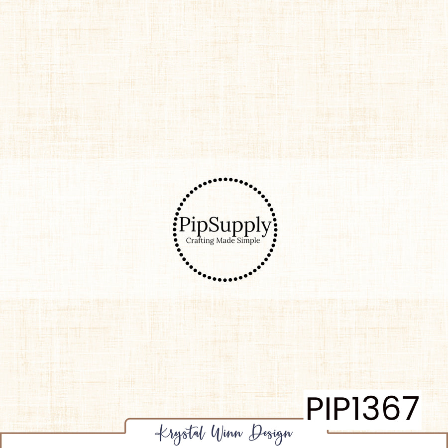 A soft, warm ivory cream solid background featuring a delicate linen-inspired texture with fine crosshatched fibers and subtle beige undertones, creating a natural woven fabric appearance with a light, cozy, vintage feel.