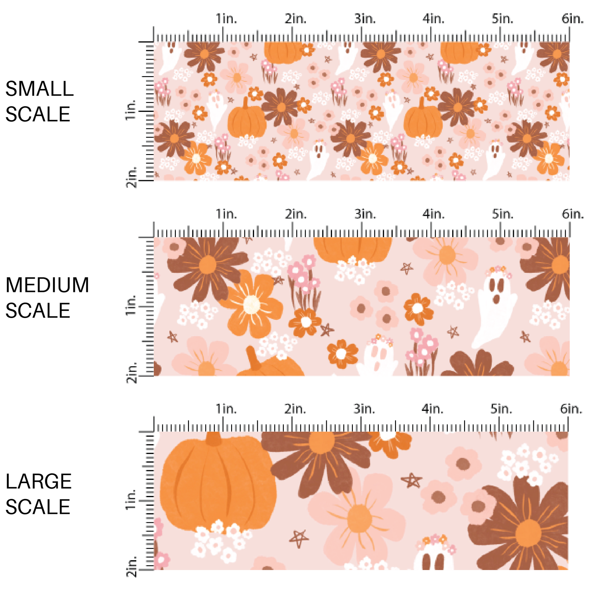 Floral Fabric By The Yard - Boho Boo Harvest Fabric - Halloween Fabric –  Pip Supply