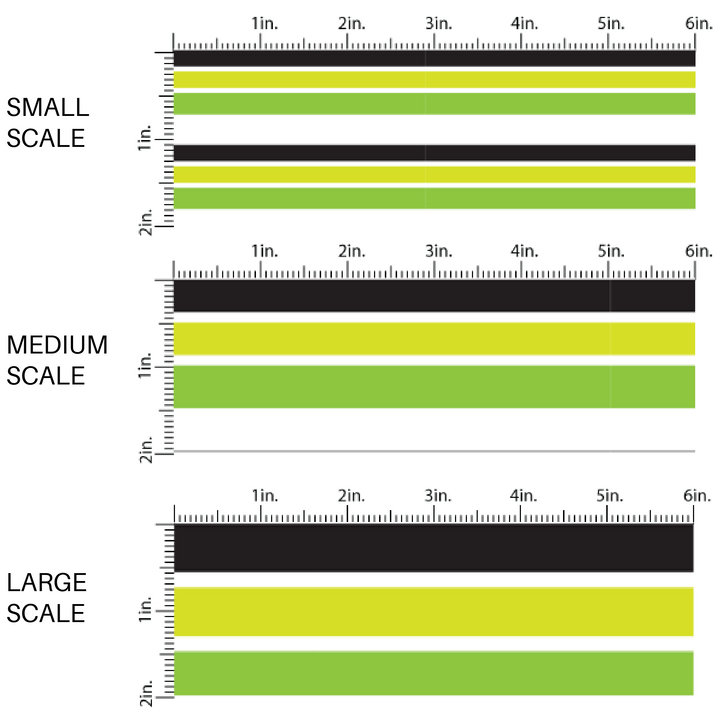 Green, black, and white striped fabric by the yard scaled image guide.