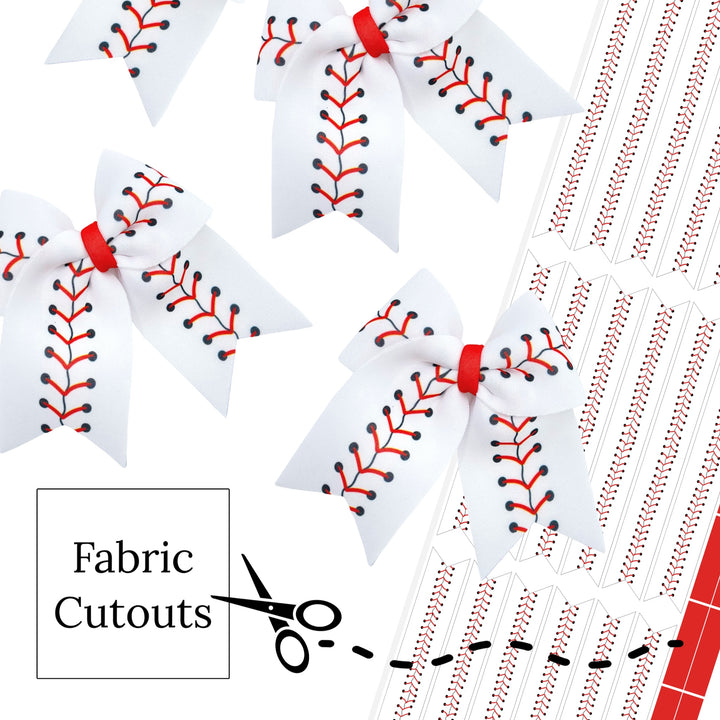 Sports - BASEBALL Sailor Neoprene DIY Hair Bows