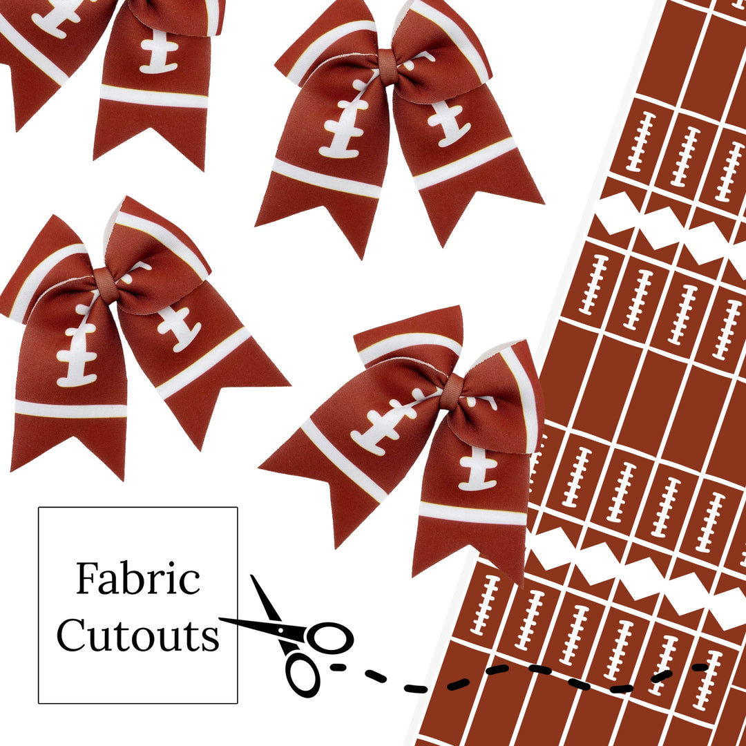 Sports - FOOTBALL Sailor Neoprene DIY Hair Bows