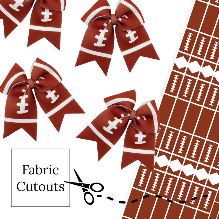 Sports - FOOTBALL Sailor Neoprene DIY Hair Bows