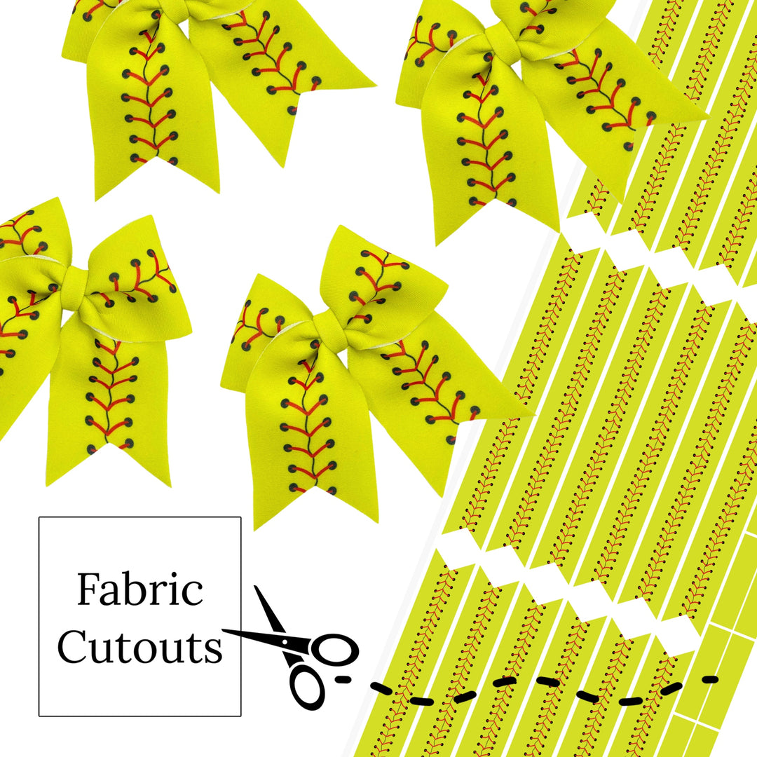 Sports - SOFTBALL Sailor Neoprene DIY Hair Bows