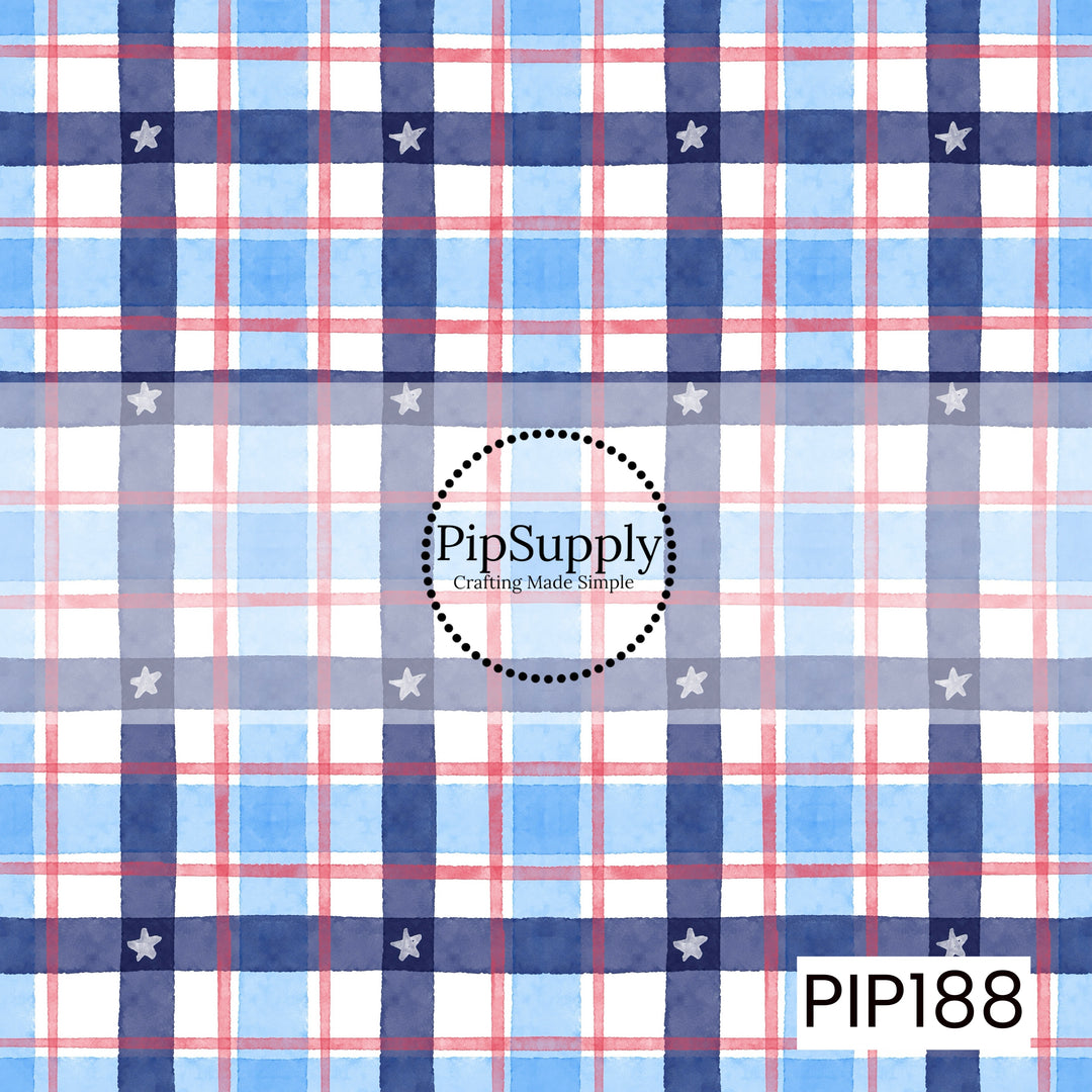PIP188 - Freedom Plaid Red White Blue