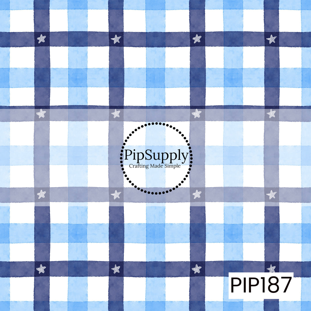 PIP187 - Freedom Plaid Blue