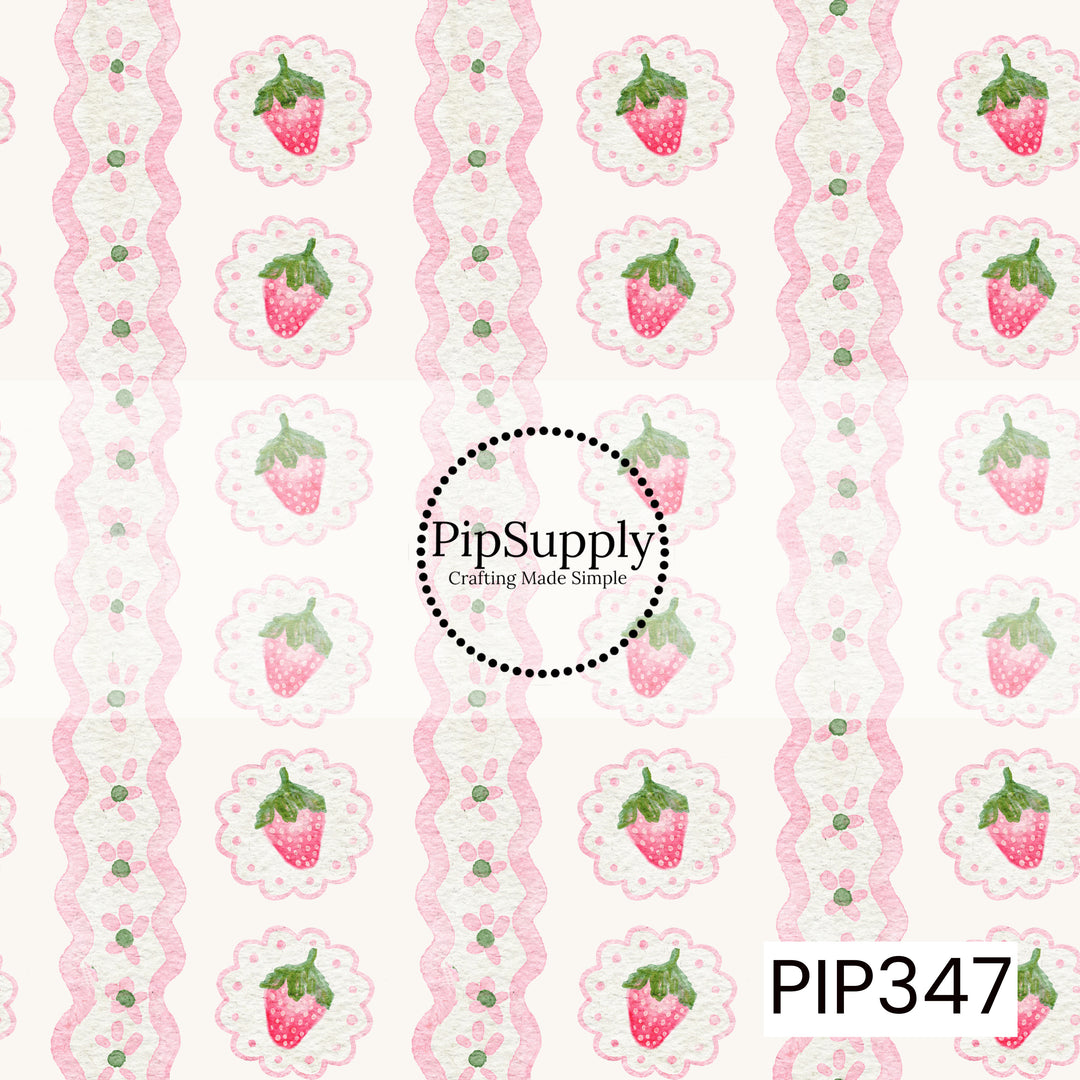 PIP347 - Pink Strawberry Lace