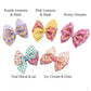 patterns for summer haze diy neoprene pinwheel hand cut bows