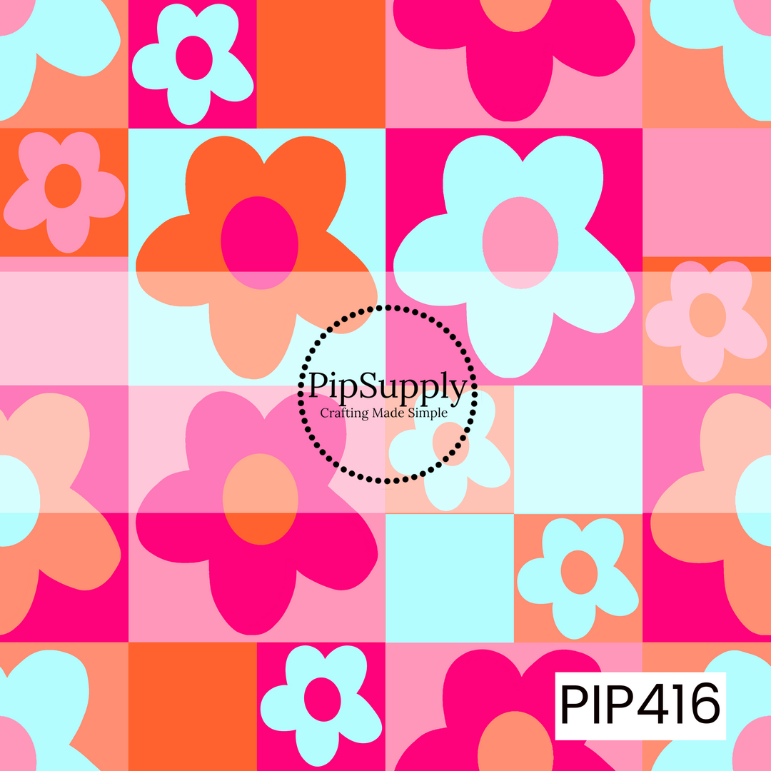 PIP416 - Summer Retro Floral Tiles
