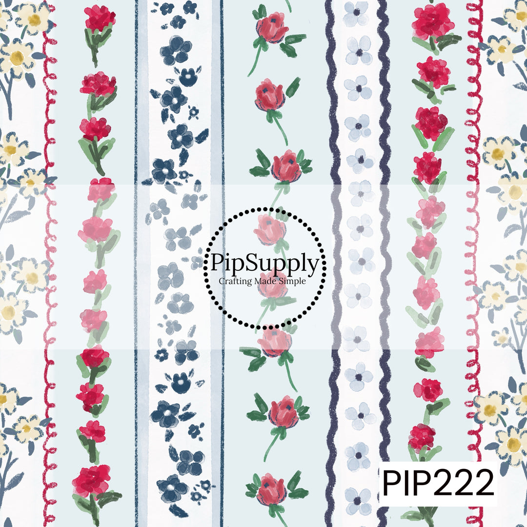 PIP222 - Heirloom Americana Posey Stripe
