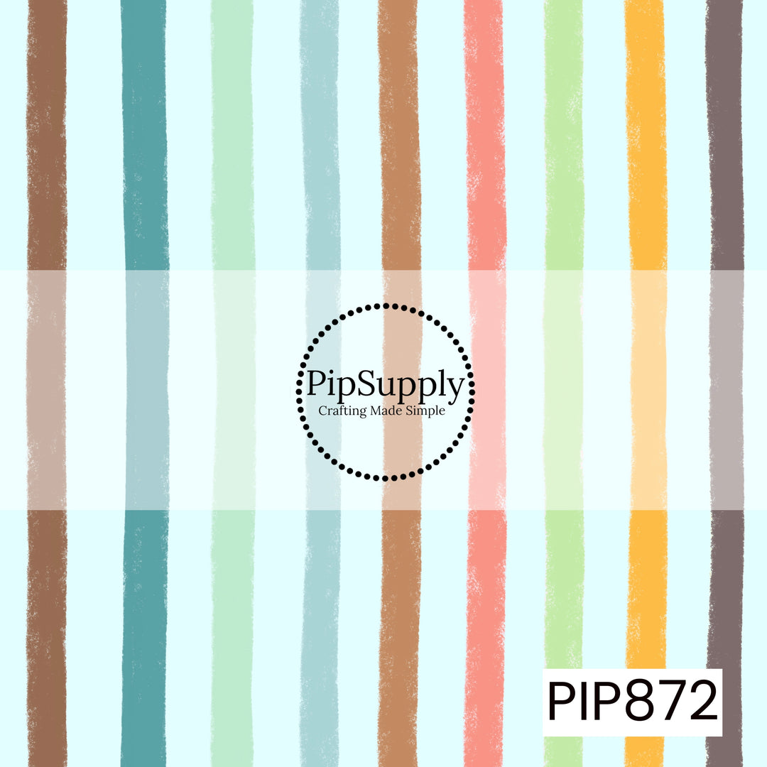 PIP872 - Sweet Faded Stripes Light Blur Multi