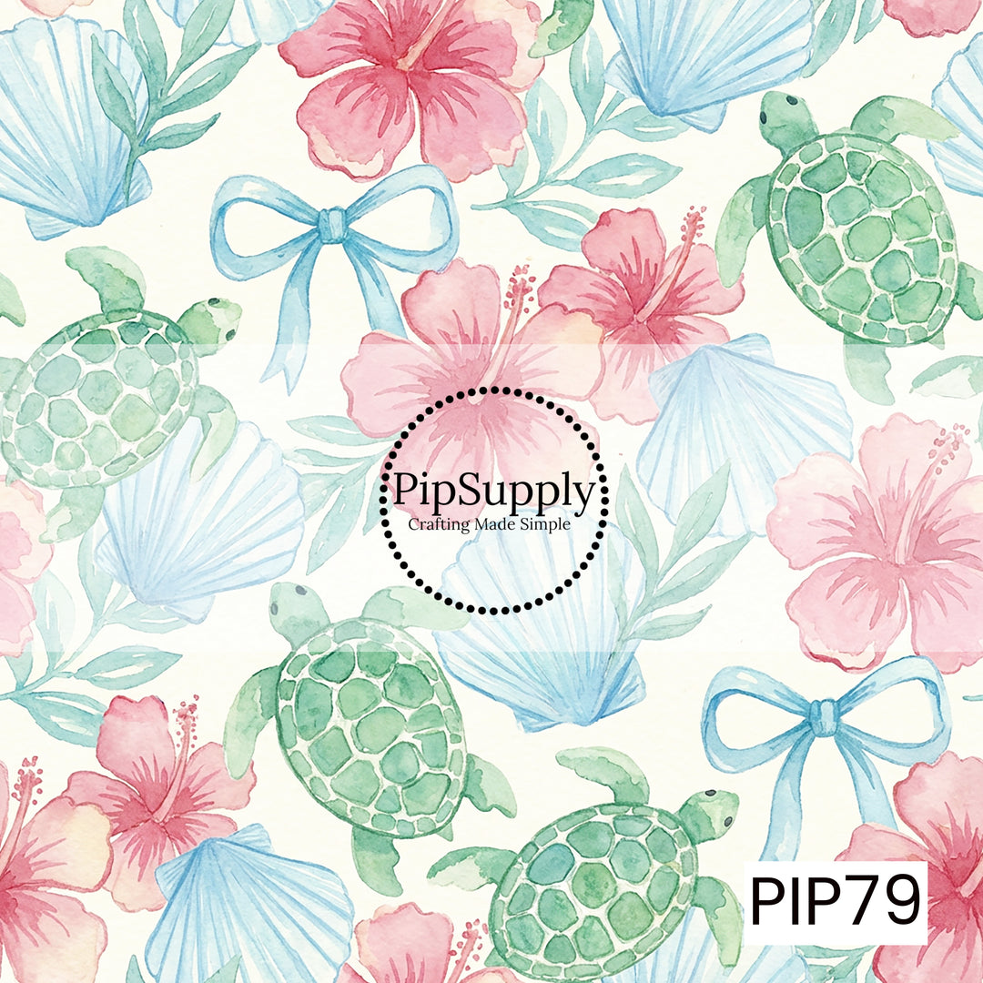 PIP79 - Sea Turtle Hibiscus