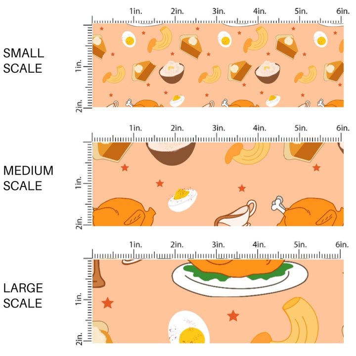 Thanksgiving Dinner Fabric By The Yard