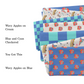 The Peachy Dot 2023 back to school collection fabric swatches.
