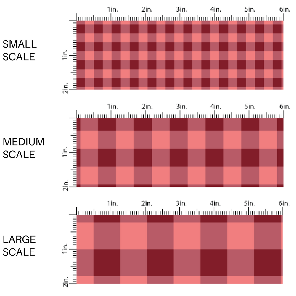 Cranberry plaid fabric by the yard scaled image guide.