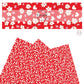 These Valentine's pattern themed faux leather sheets contain the following design elements: white daisies, white hearts, and tiny pink leaves on red. Our CPSIA compliant faux leather sheets or rolls can be used for all types of crafting projects.