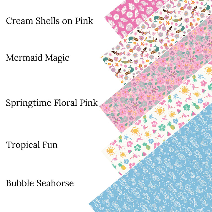 Bubble Seahorse Faux Leather Sheets