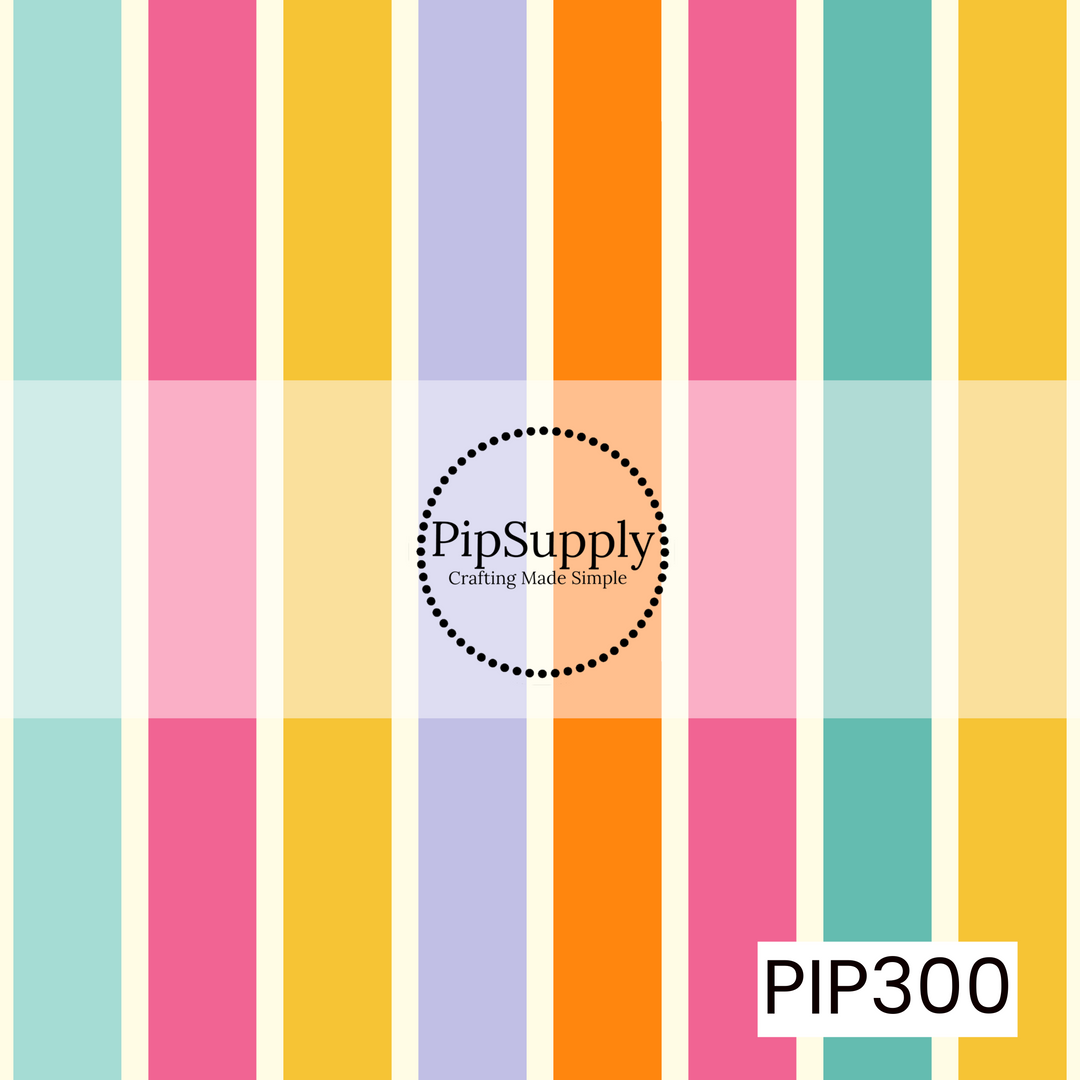 PIP300 - Sweet Tulip Garden Stripe Multi