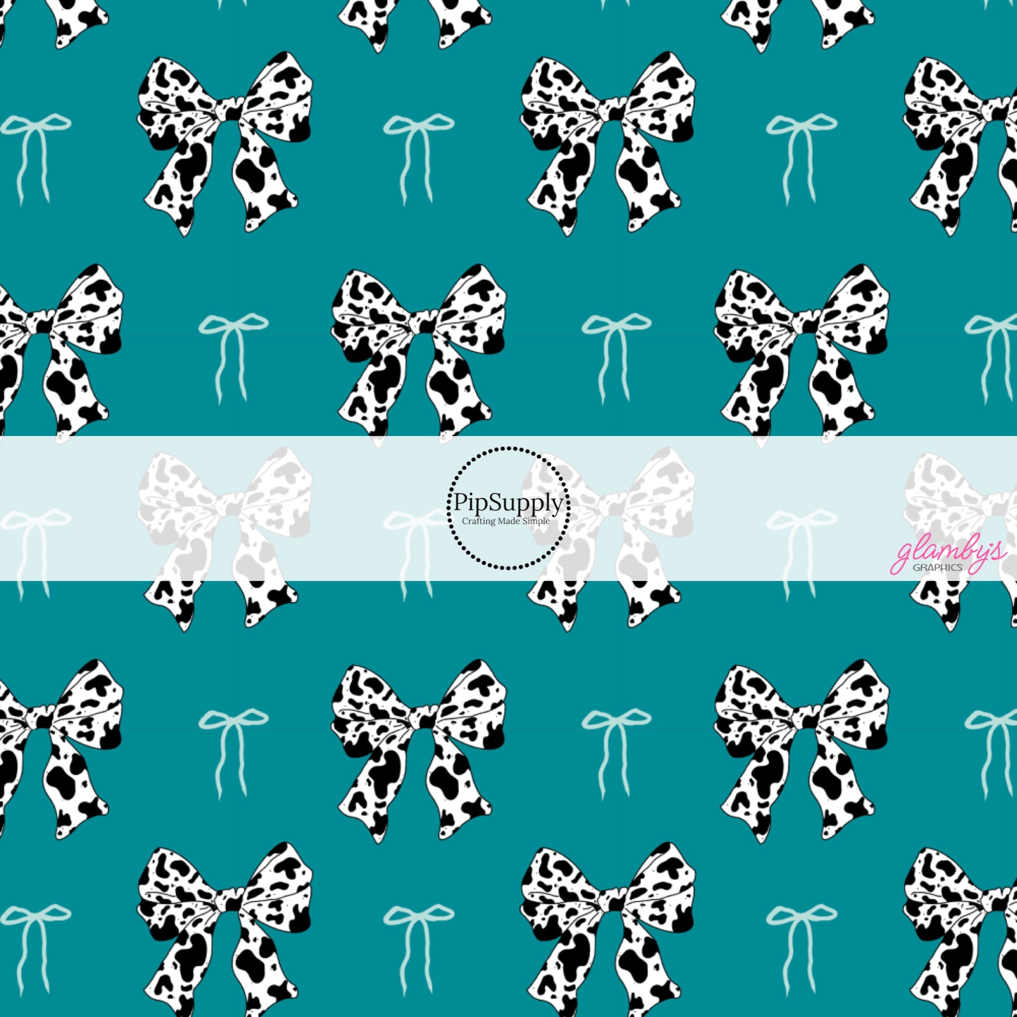 Coquette Fabric By The Yard - Turquoise Cow Coquette Fabric - Turquoise ...