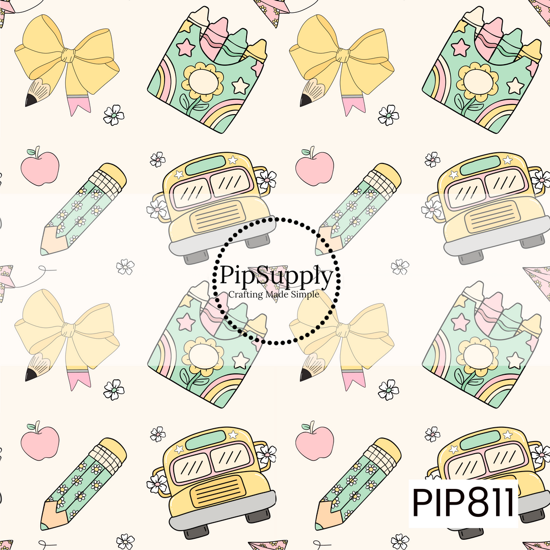 PIP811 - Bus Stop Bows Pastel