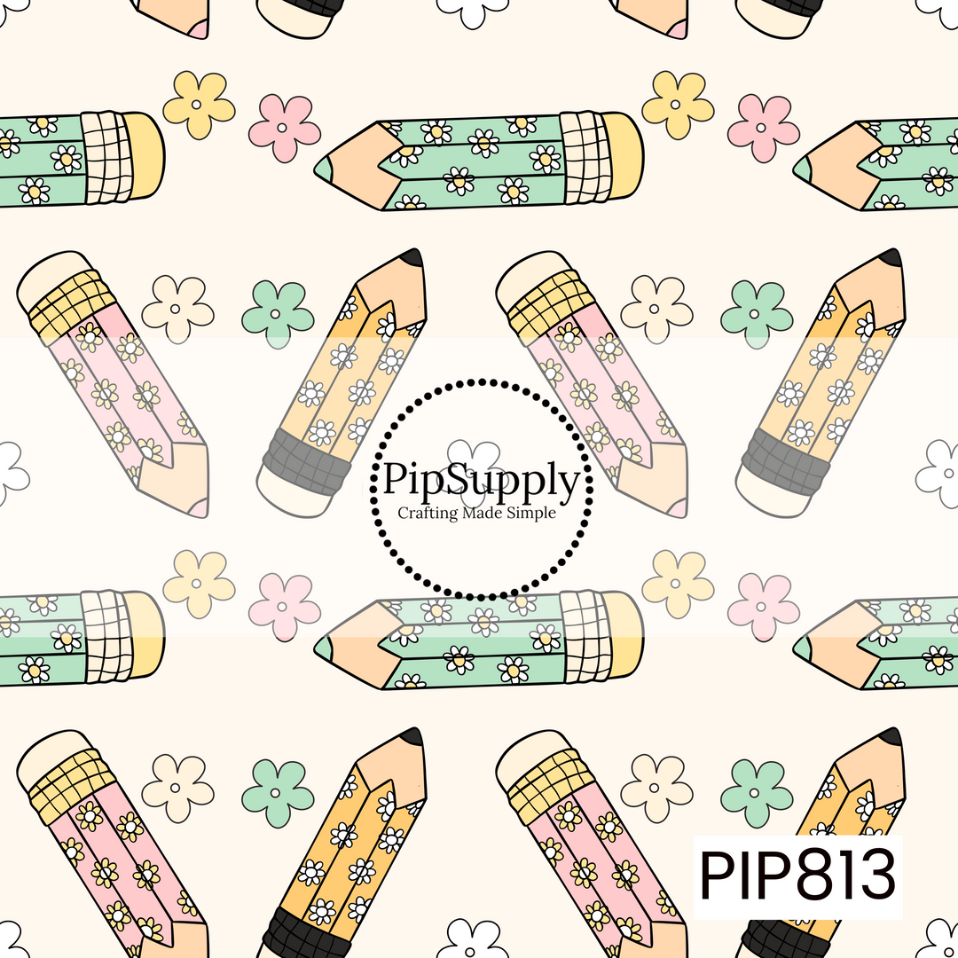 PIP813 - Daisy Pencils Pastel