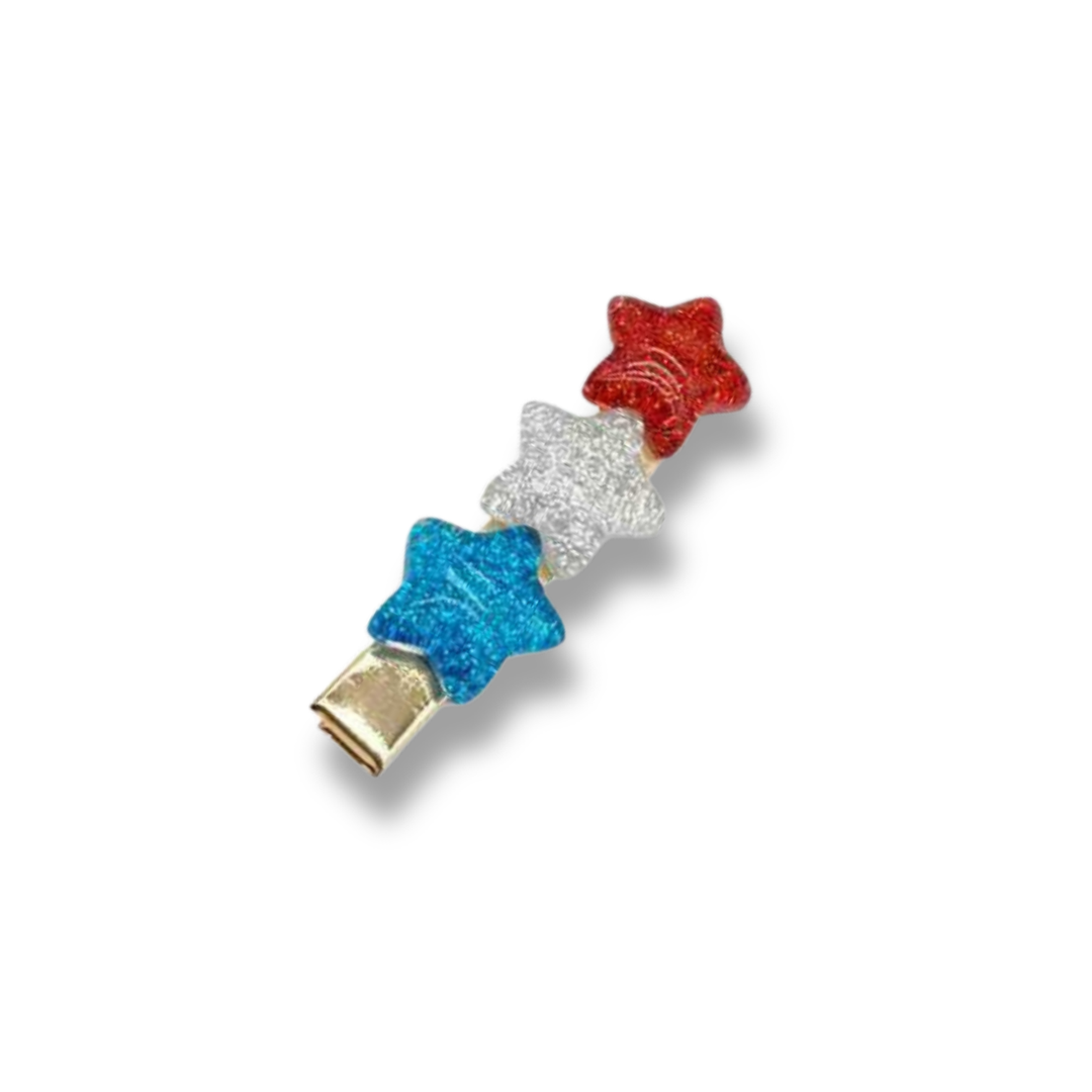 Glitter Star Twinkle Hair Clips