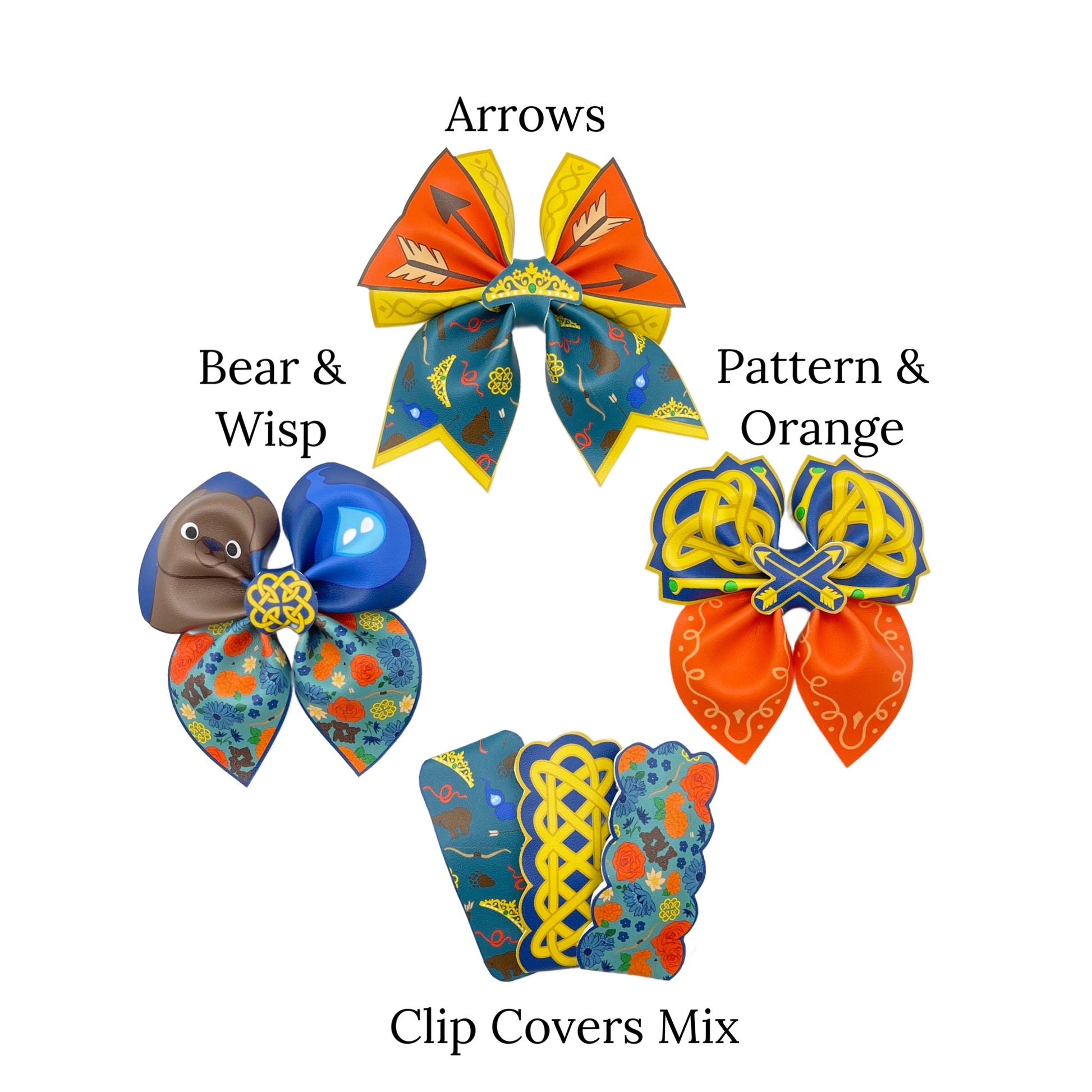 patterns for brave princess faux leather bows