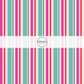 Pink, red, teal, and green striped fabric by the yard.