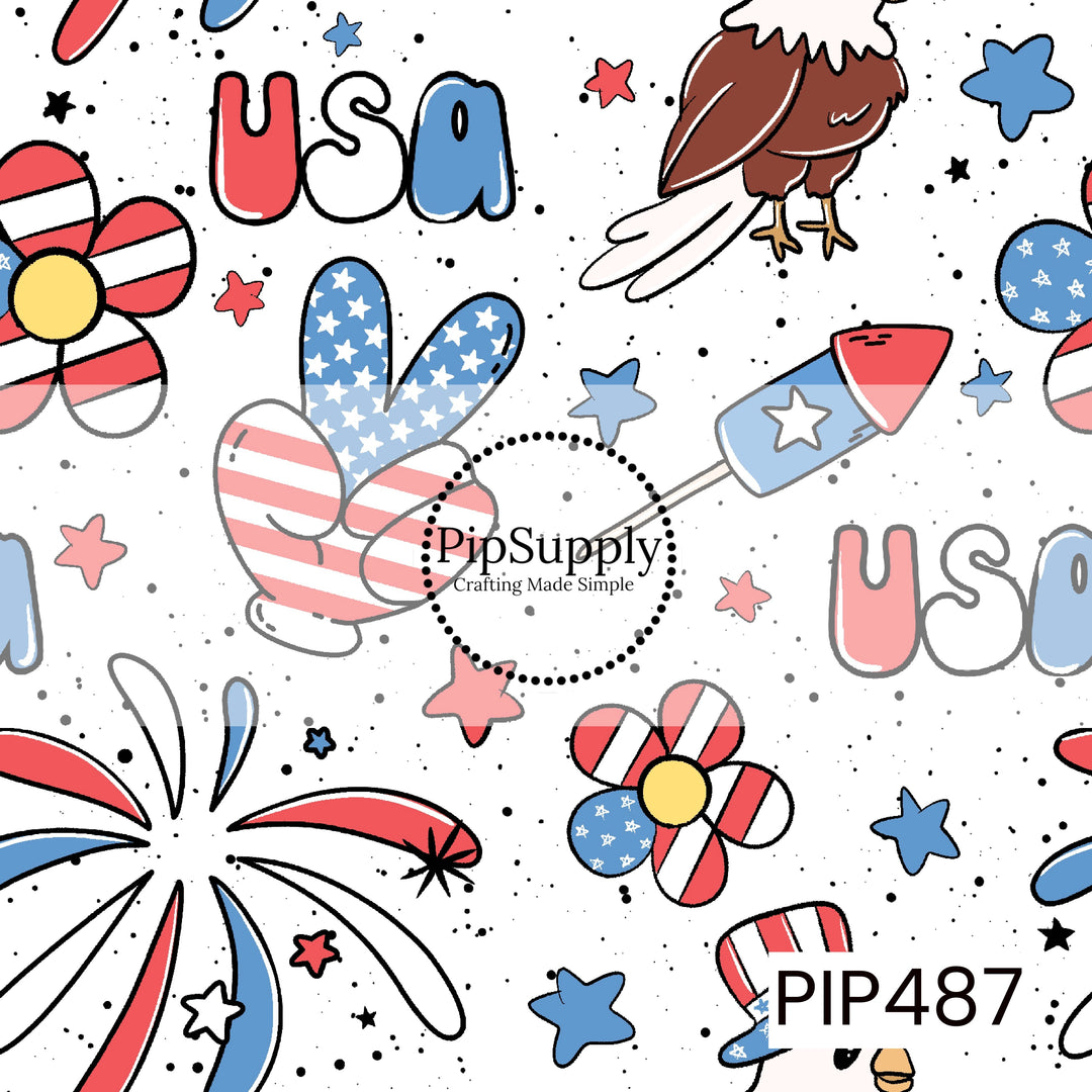 PIP487 - Groovy USA White