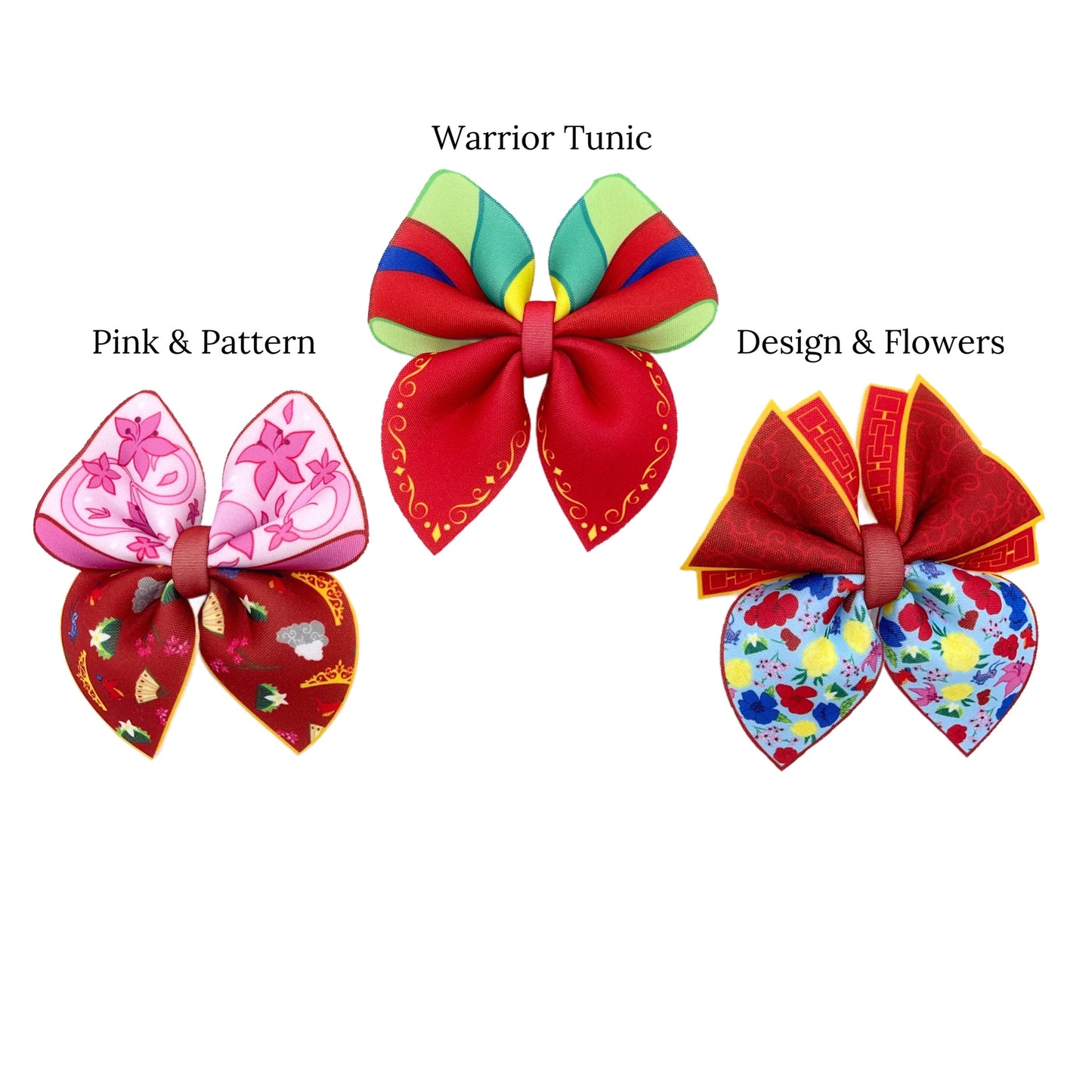 patterns for warrior princess movie themed hair bows