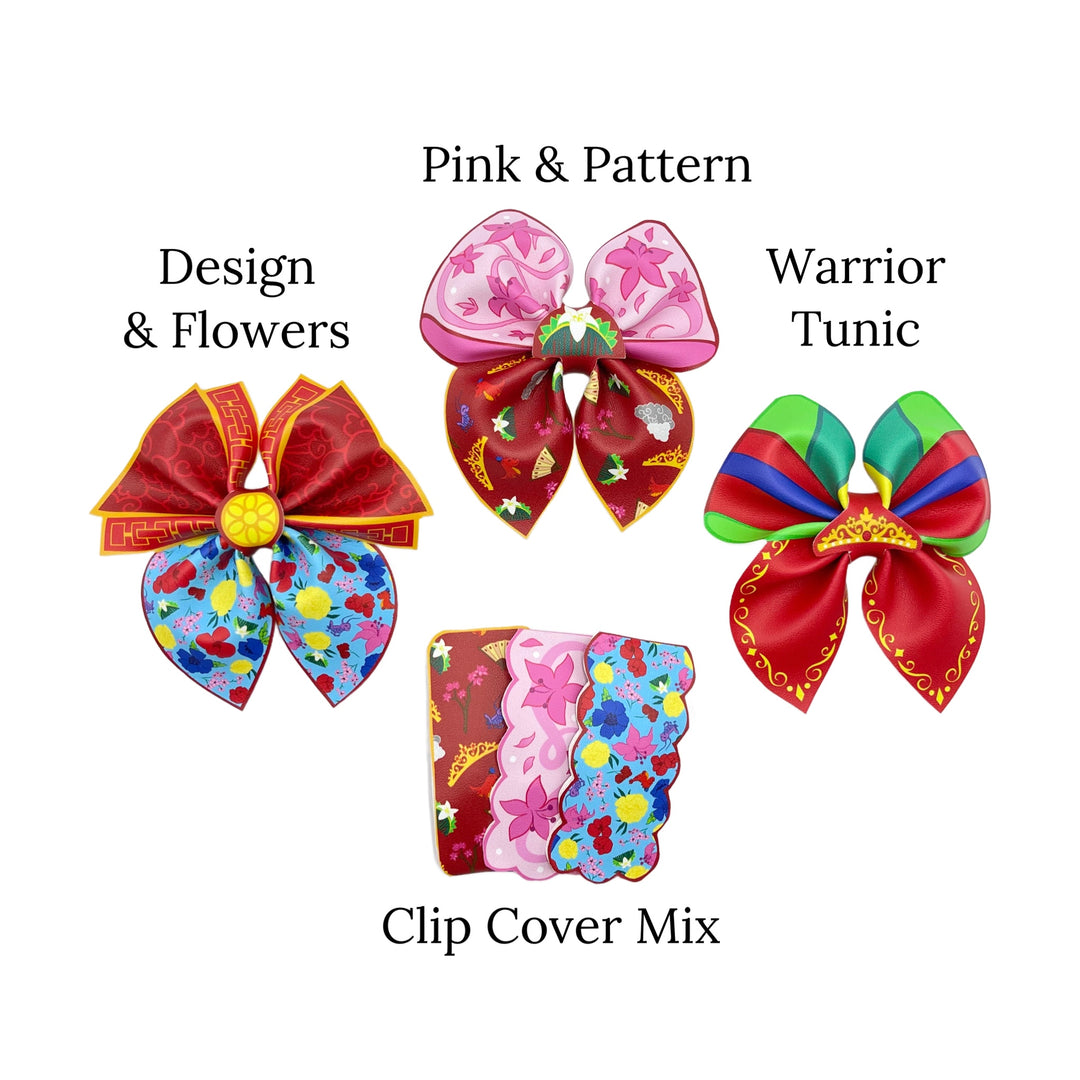 pattern options for warrior princess hair bows