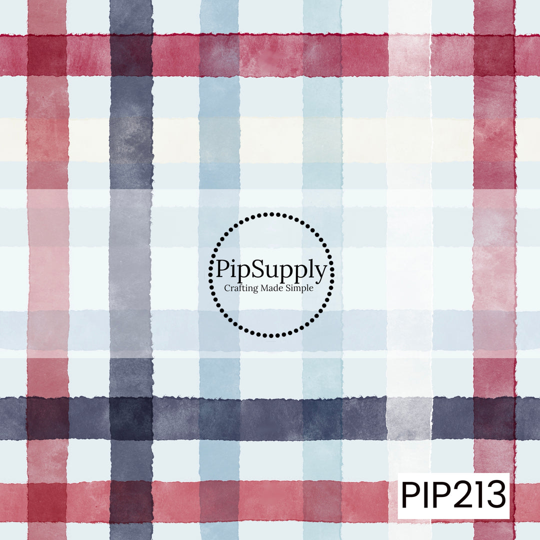 PIP213 - Heirloom Americana Plaid Light Blue