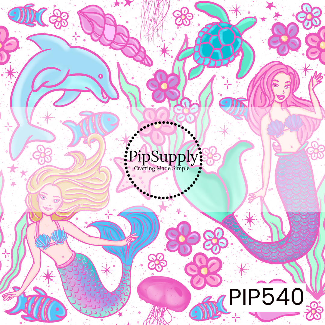 PIP540 - Mermaid Magic Splash White