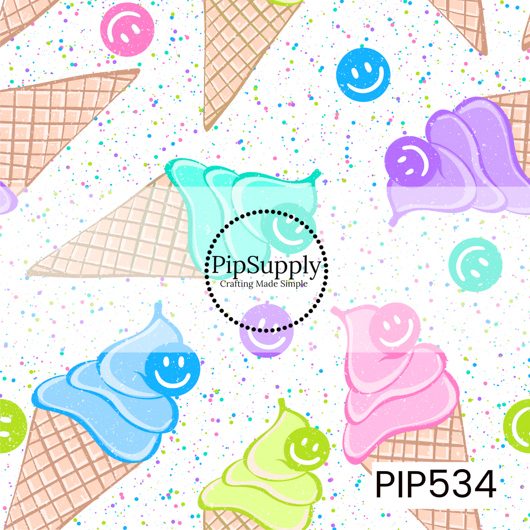 PIP534 - Ice Cream Smilies Speckled