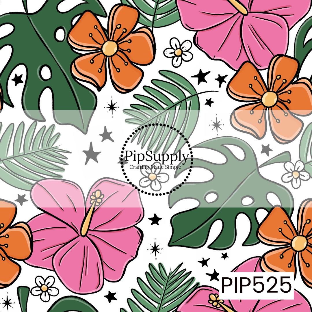 PIP525 - White Tropical Floral