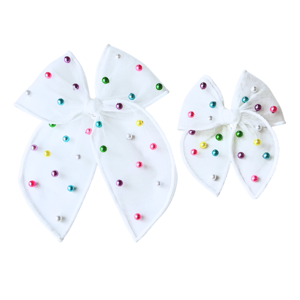 Dew Drop Dreams SAILOR  Hair Bow w/ Clip