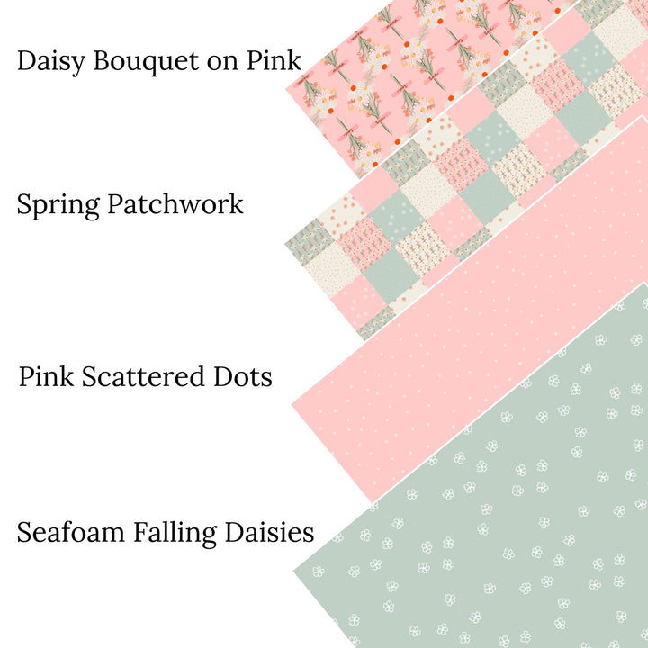 Spring Patchwork Faux Leather Sheets