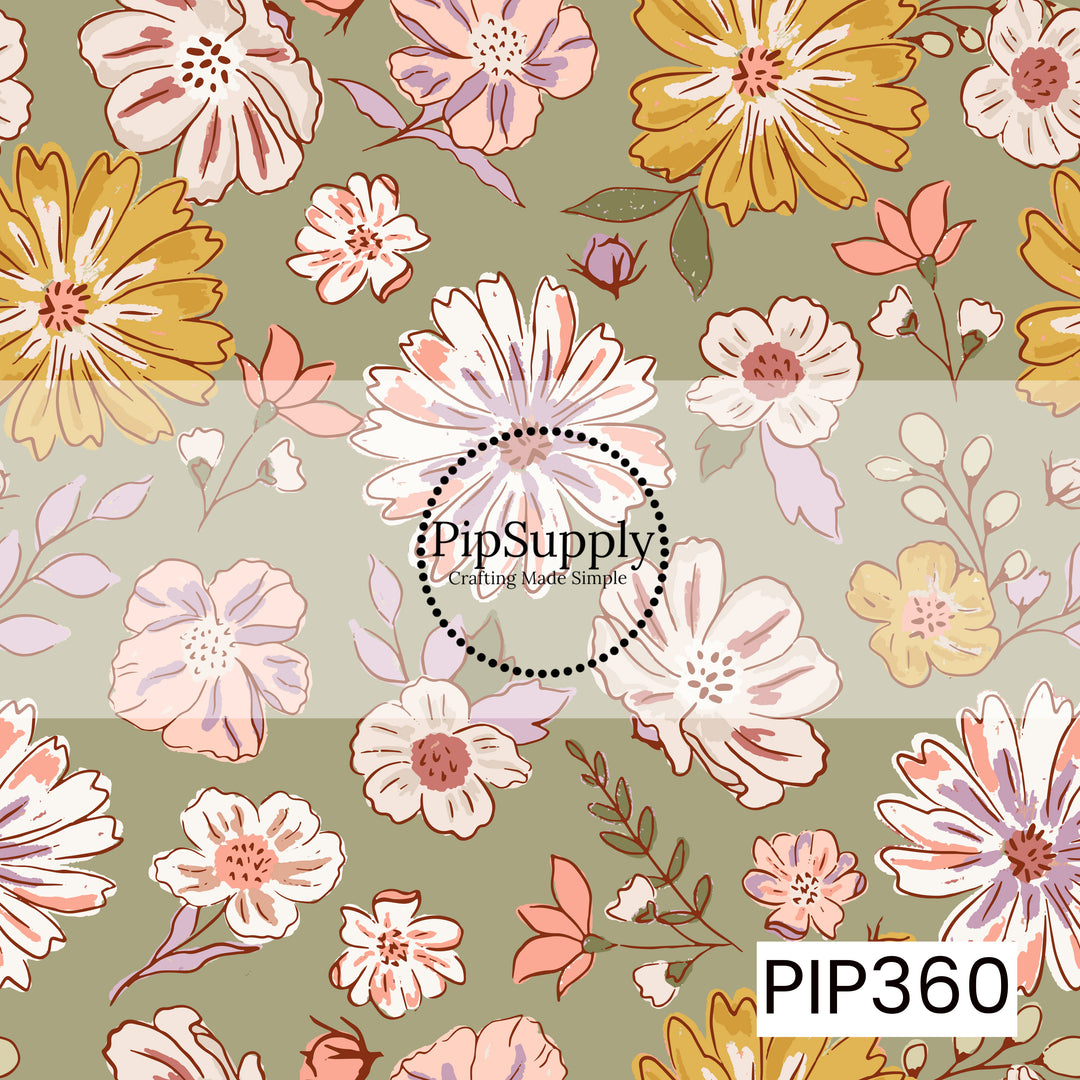 PIP360 - Rustic Meadow Floral