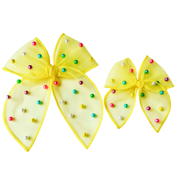 Dew Drop Dreams SAILOR  Hair Bow w/ Clip