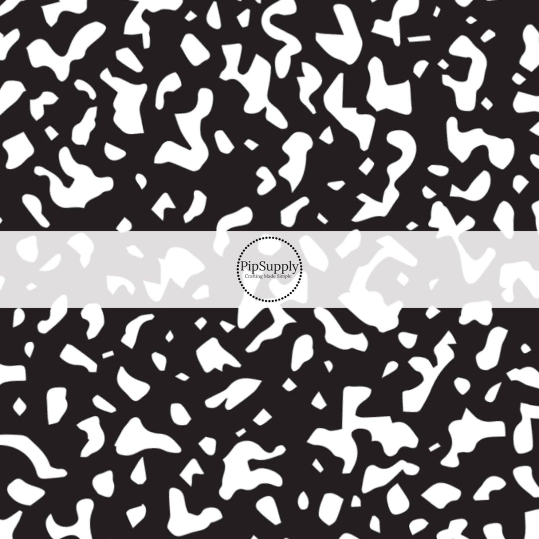 Black and White Composition Notebook Hair Bow Strips