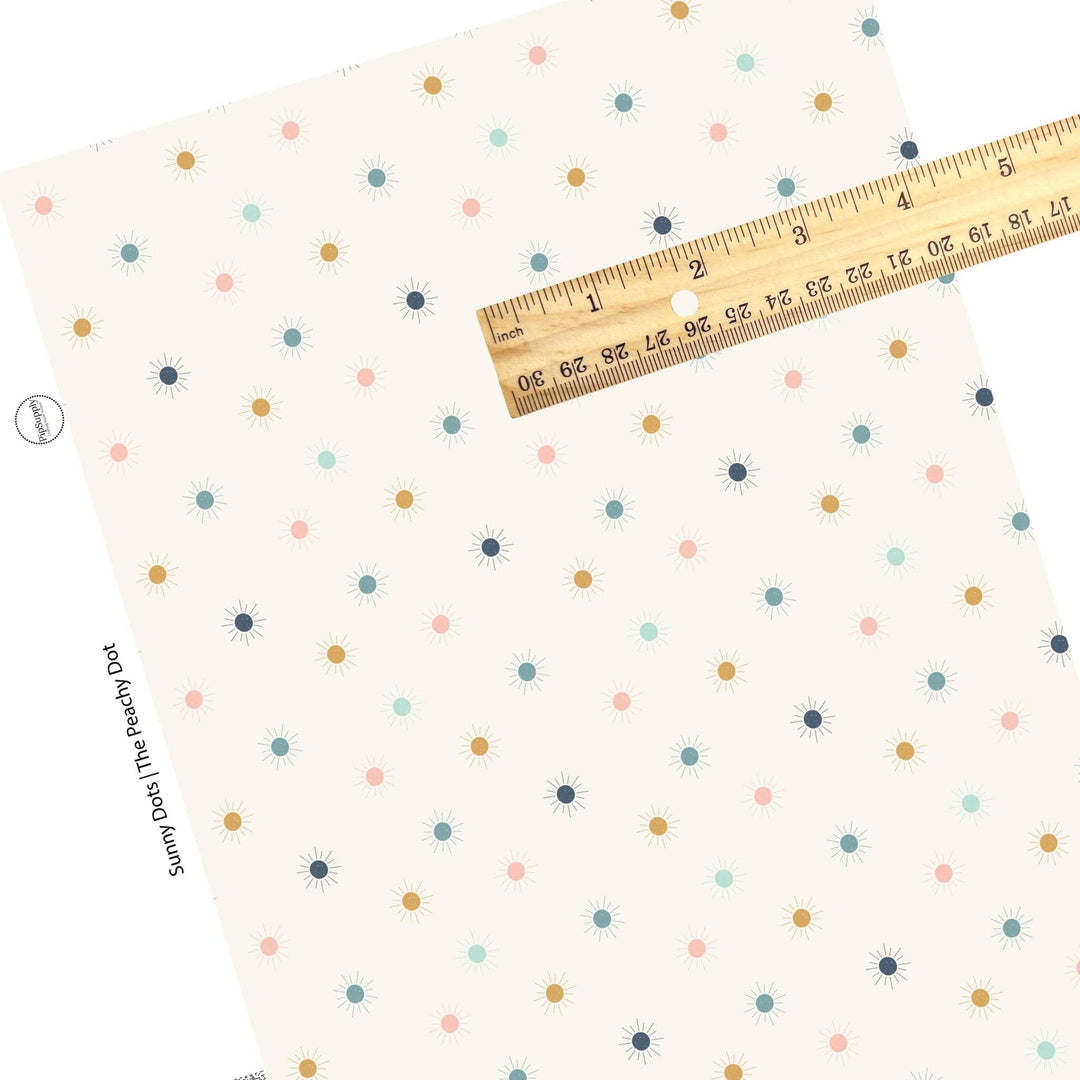 Sunny Dots Faux Leather Sheets