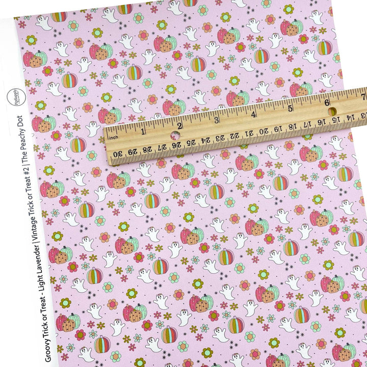 Vintage Trick Or Treat #2 | The Peachy Dot | Faux Leather Sheets