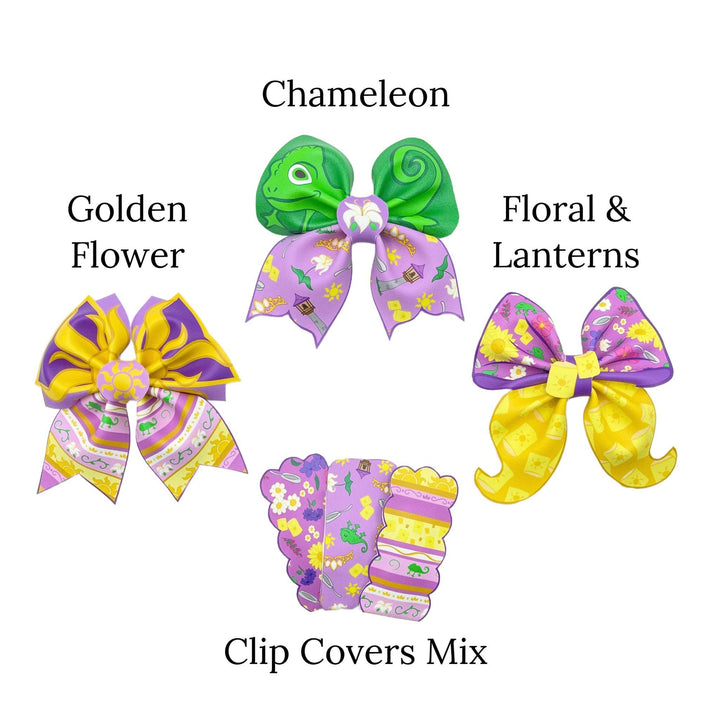 Tower Princess Faux Leather DIY Hair Bows & Craft Cutouts