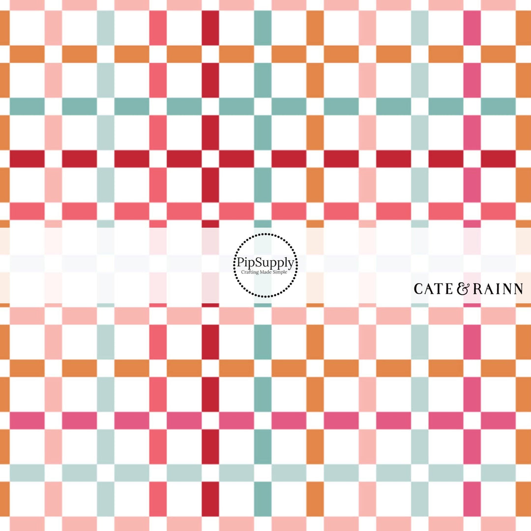 Pretty Love Grid Bow Strips