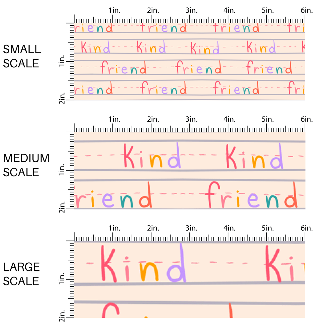 Be a Kind Friend Fabric By The Yard