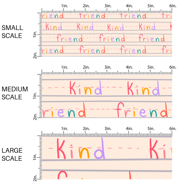 Be a Kind Friend Fabric By The Yard