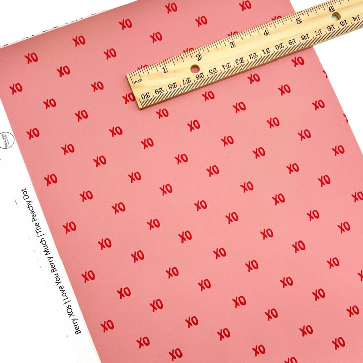 Love You Berry Much | The Peachy Dot | Faux Leather