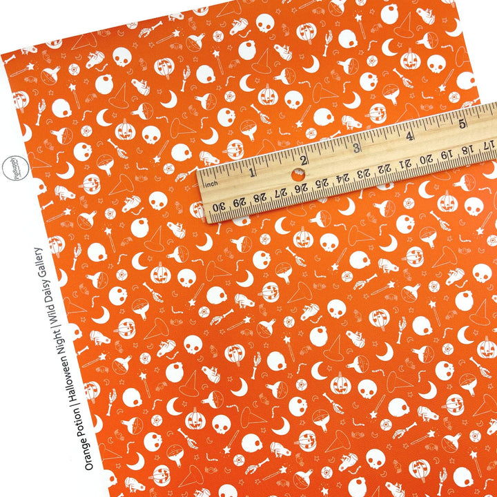 Halloween Night | Wild Daisy Gallery | Faux Leather Sheets