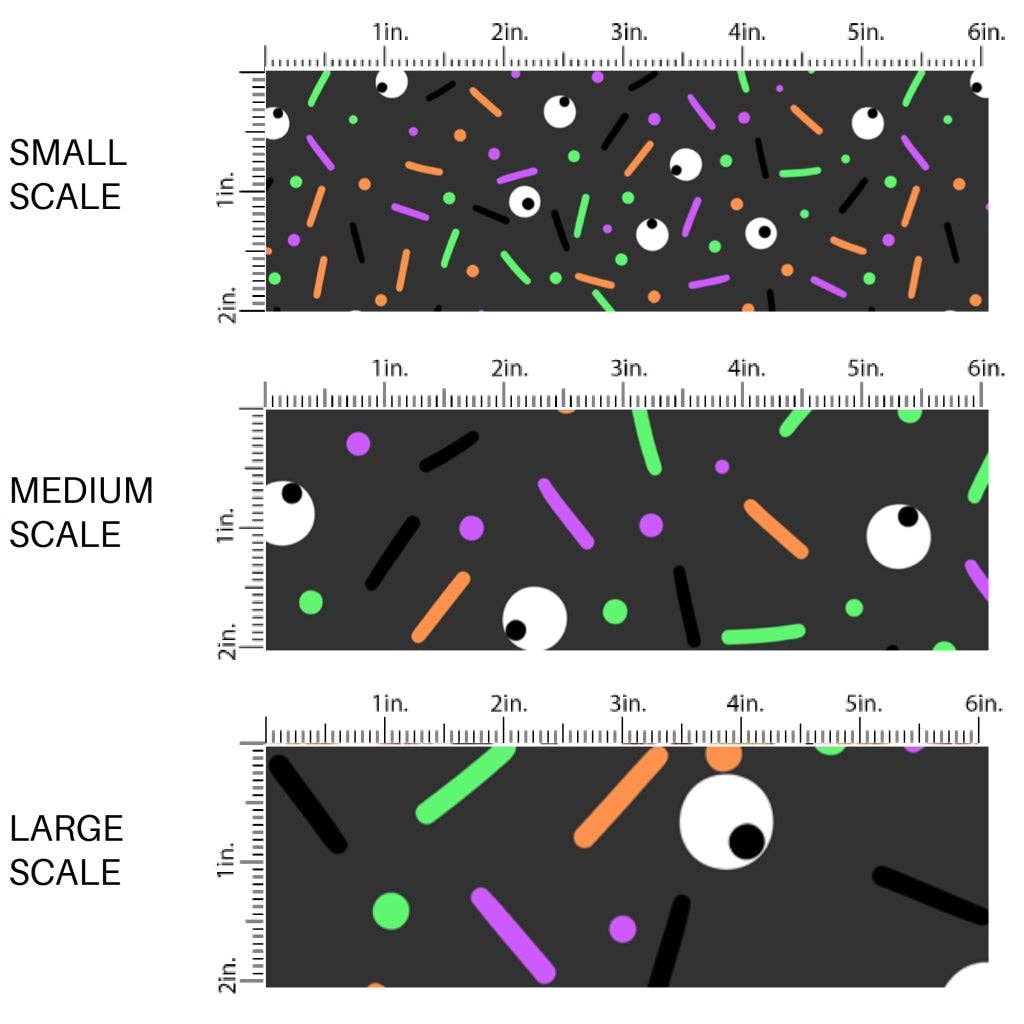 Halloween Sprinkles Fabric By The Yard