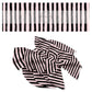 These stripe themed no sew bow strips can be easily tied and attached to a clip for a finished hair bow. These fun patterned bow strips are great for personal use or to sell. These bow strips feature the following design elements: black and pink Halloween stripes.