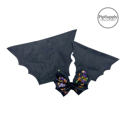 Bat shaped shaker bow black 